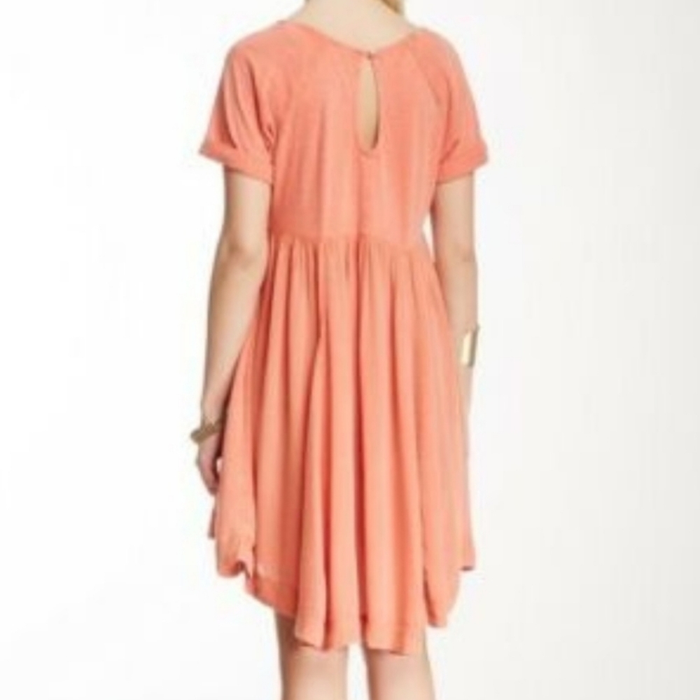 Sold on M mirrored dots orange boho dress - Picture 7 of 7